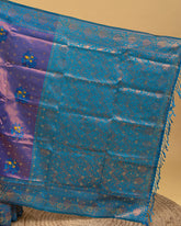 SC2821 - Top Dyed Saree With Sparkling Stone And Meena Butta